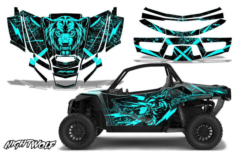 UTV Graphics Kit Decal  Sticker  Wrap For Arctic  Cat  Wildcat  