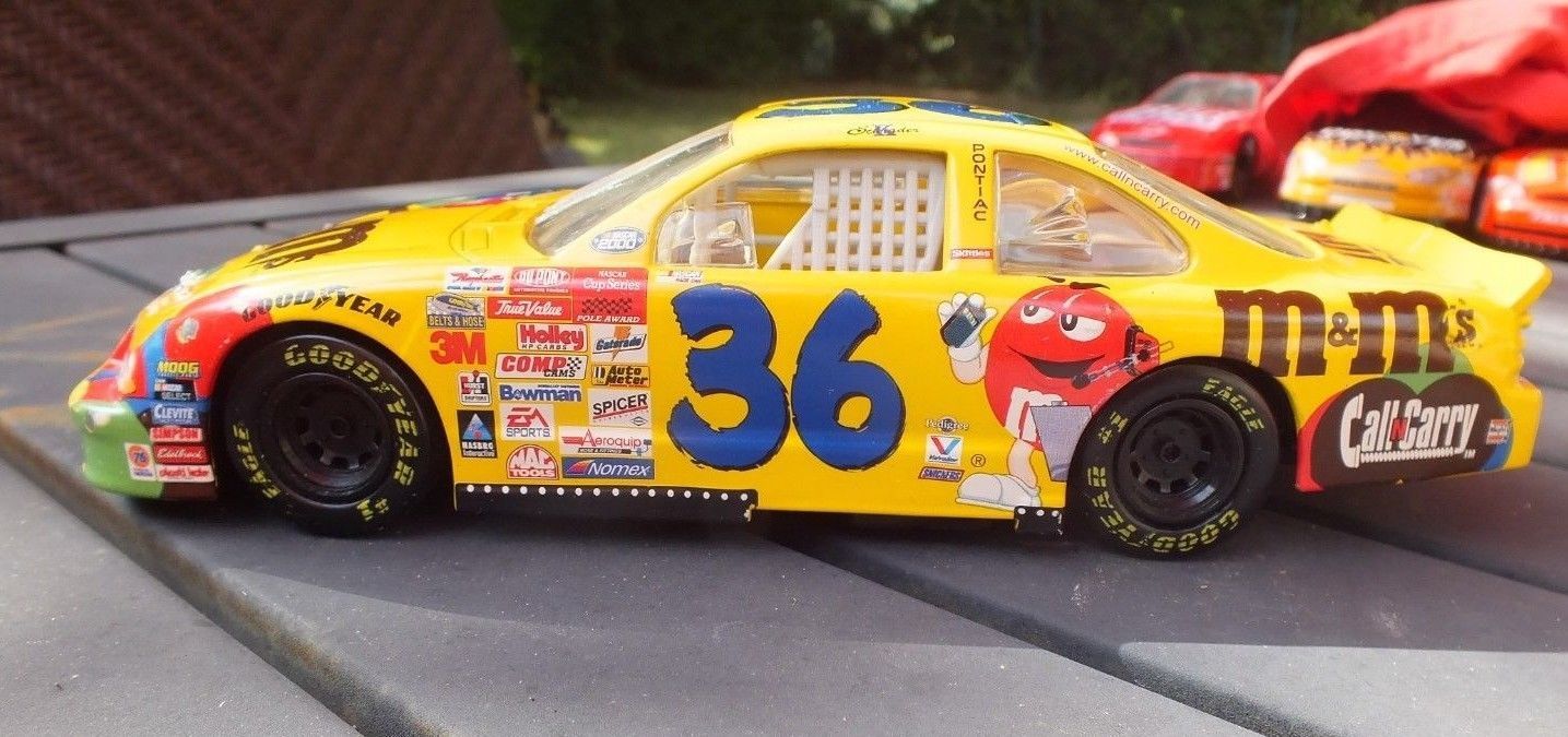 Ken Schrader #36 M&M 2000 Hasbro Pontiac Grand Prix NASCAR Race Car ...