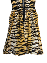 Dolce & Gabbana Corseted Tiger Stripe Sleeveless Dress Size 36 D&G Women Pleated image 2