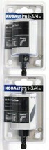 2 Count Kobalt 0777736 1 3/4 In Bi Metal Hole Saw Includes Pilot Drill  - $19.99