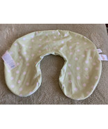 Boppy Green White Polka Dots Striped 2 Sided Microfiber Nursing Pillow C... - $12.25