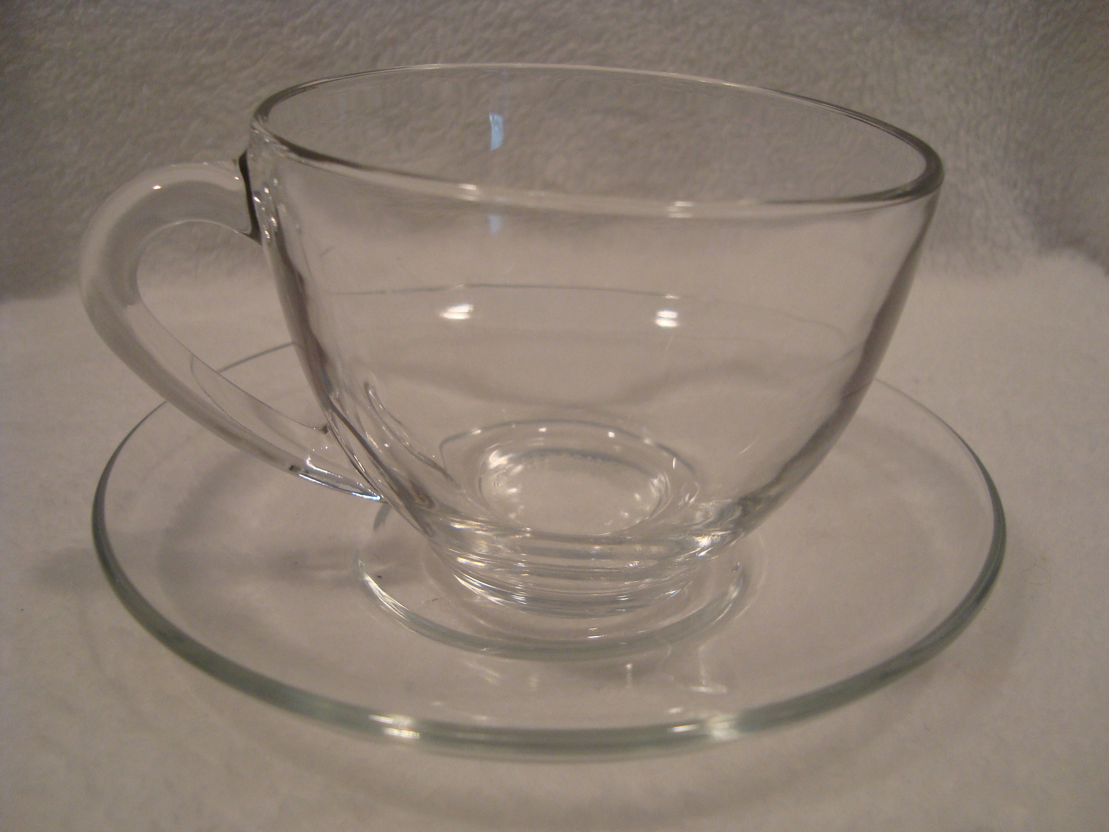 Arcoroc France Clear Glass Cup And Saucer And 15 Similar Items