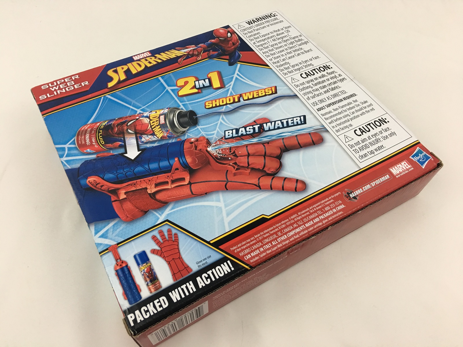 Hasbro Marvel Spiderman Super  Slinger B9764 SpiderMan