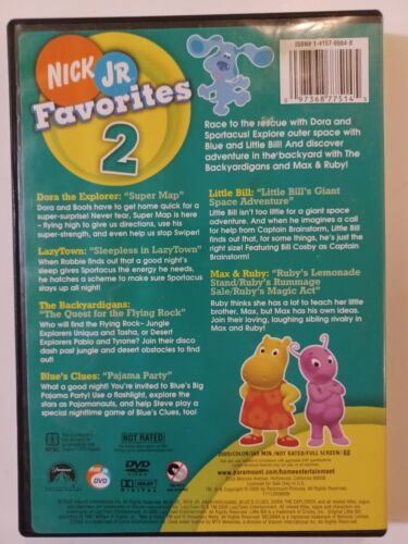 Nick Jr. Favorites Vol. 2 [DVD] Little Bill Dora Lazy Town Blues Clues ...