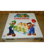 SUPER MARIO CHECKERS Collector's Edition 2 Players Complete Excellent - $11.15