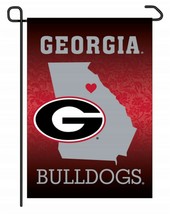 Georgia Bulldogs 12" x 18" Premium Home State Garden Flag - $14.95