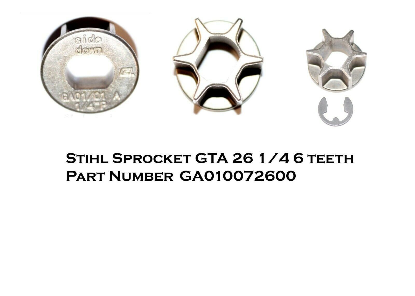 STIHL GTA 26 OEM Sprocket GTA26 1/4" 6 Teeth GA010072600 Chainsaws