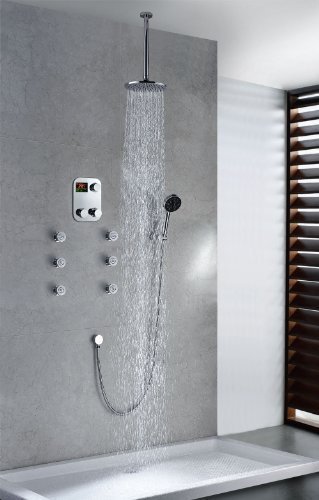 Cascada Luxury Bathroom Shower Set with Luxury 16" Shower Head (Ceiling Mount) R - $1,356.25