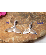 Sterling Silver Whale Tail Pendant, Good Luck Pendant, Gifts For Aquariu... - $25.00+
