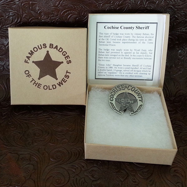 Police Old West Badge: Deputy Sheriff shield Lawman