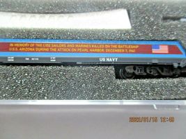 Micro-Trains # 13700073 DODX Pearl Harbor Memorial 68' DODX Flat Car N-Scale image 3