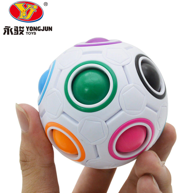 Primary image for YongJun YJ Rainbow Wisdom Balls Football Magic Cube toys for children Gifts