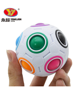 YongJun YJ Rainbow Wisdom Balls Football Magic Cube toys for children Gifts - $11.78