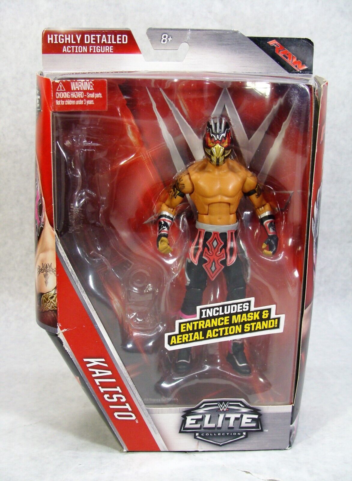 WWE ELITE SERIES RAW KALISTO ENTRANCE MASK WRESTLING ACTION FIGURE ...