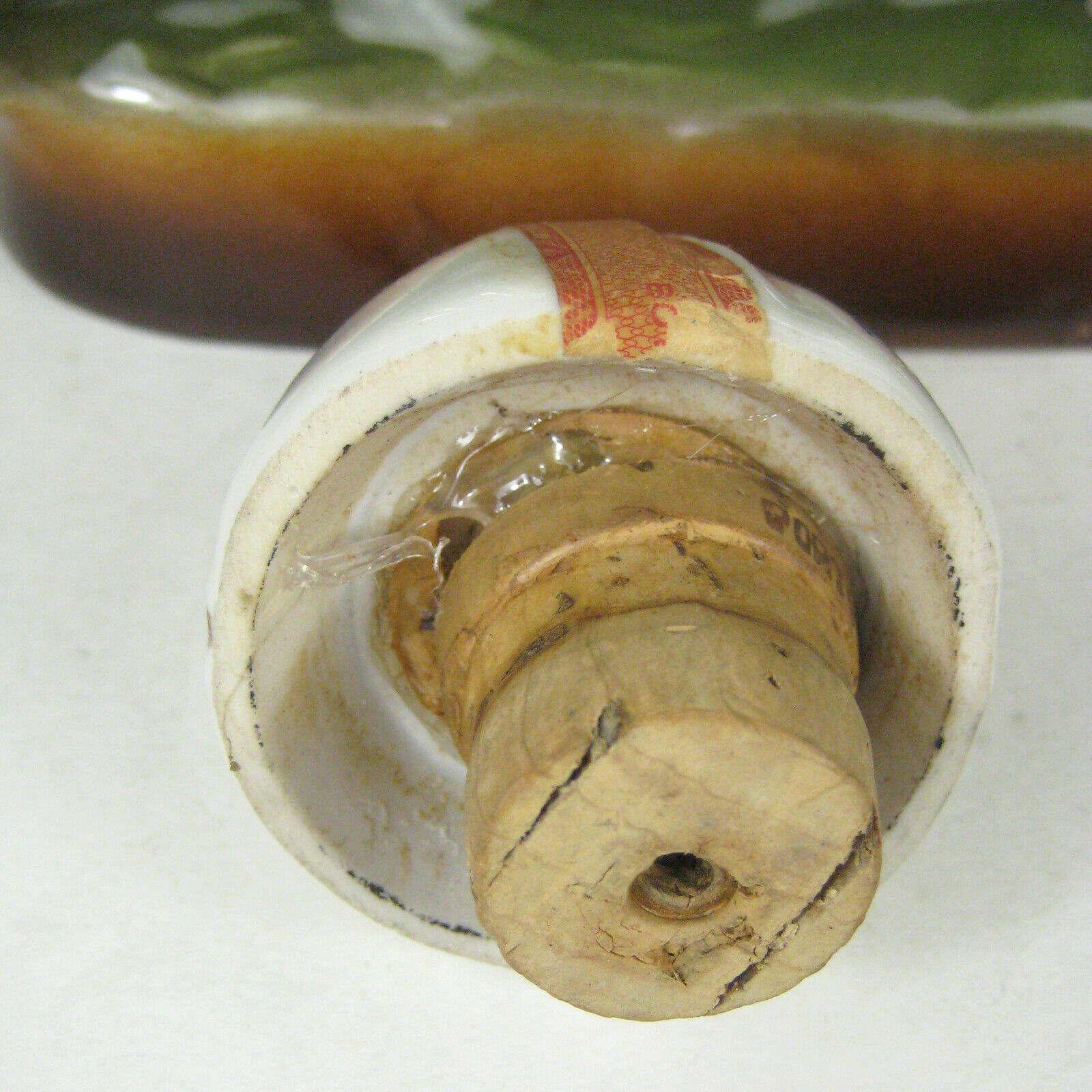 Jim Beam Whiskey Decanter Bottle 1972 Football Hall of Fame EMPTY