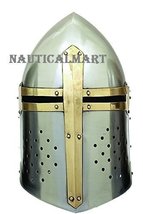 NauticalMart Medieval Wearable Steel Crusader Armor Helmet 