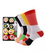 Anysox 4 Pairs Multi-color Size 5-11 Long Socks With Shushi Happy Haraju... - $48.15+