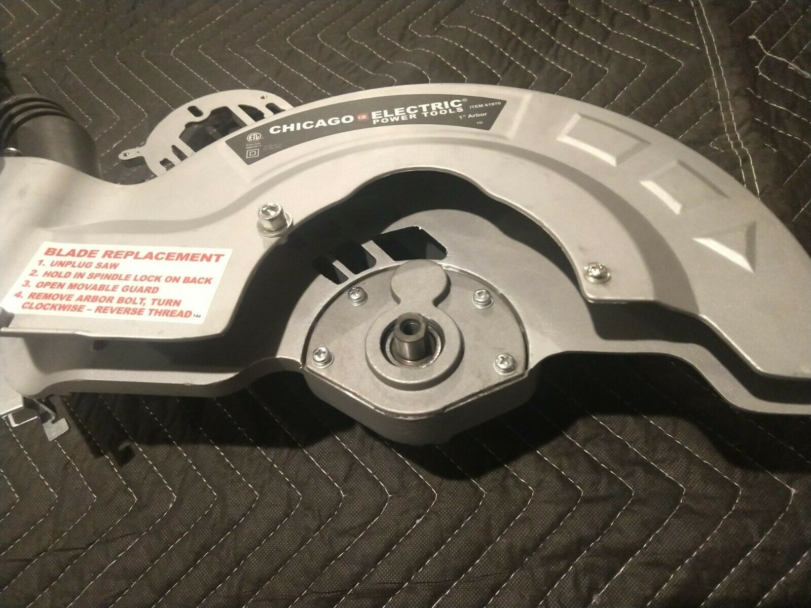 Upper Guard & Main Body 61970 61776 Miter Saw Chicago Electric Harbor