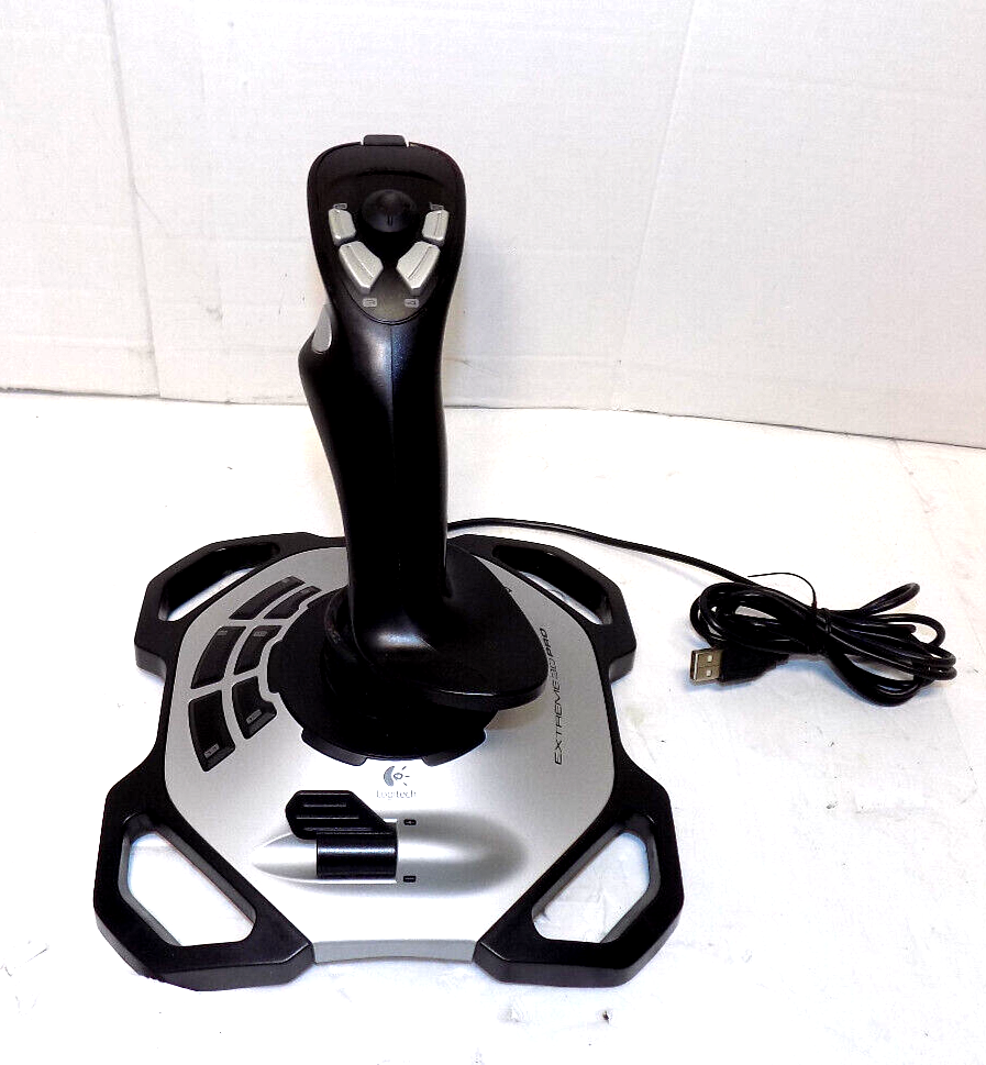 LOGITECH X3D Extreme 3D PRO USB Flight PC Simulator Joystick ...