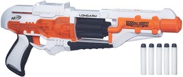 Longarm Nerf Doomlands Toy Blaster with Flip-Open Drum 5 Official Elite Darts - $39.99