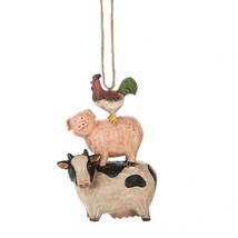 Rooster, Pig and Cow Ornament - $14.95