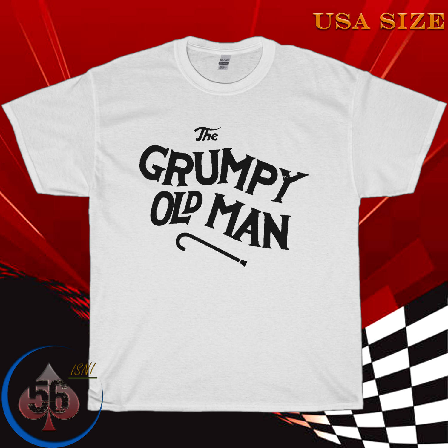 Grumpy Old Man Logo T-shirt