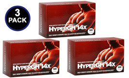 HyperGH 14x Lean Rock Hard Muscles Boost Natural HGH Releaser 120 Tabs x 3-PACK - $227.65
