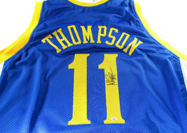 Klay Thompson / Autographed Golden State Warriors Blue Custom Jersey / Coa - $197.95