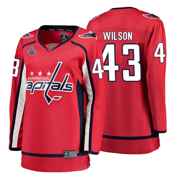 Women's Washington Capitals #43 Tom Wilson 2018 Stanley Cup Final ...