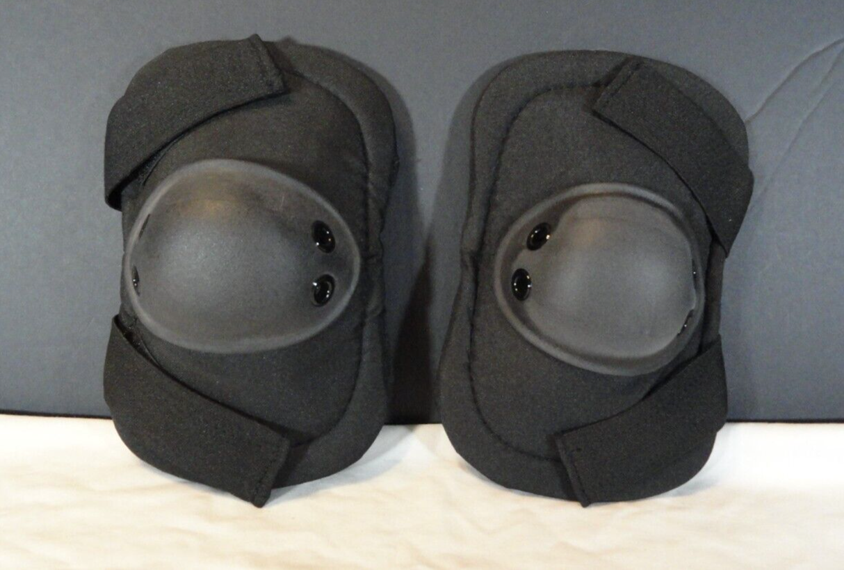 GALLS MILITARY BLACK ELBOW PADS SWAT LAW ENFORCEMENT ADJUSTABLE SIZING