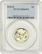 1976-D Jefferson Nickel 5c ~ PCGS MS65 ~ STUNNING!