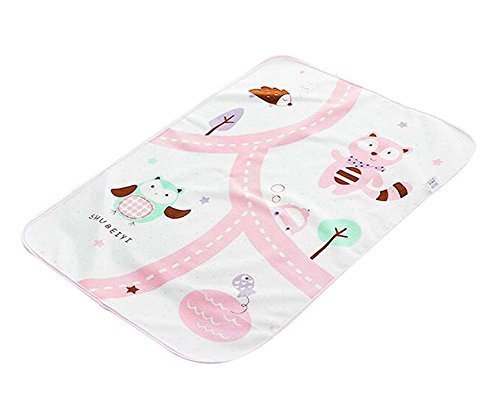 Urine Pad Baby Diaper Pad Mattress Pad Sheet Protector for Baby, Pink Cats