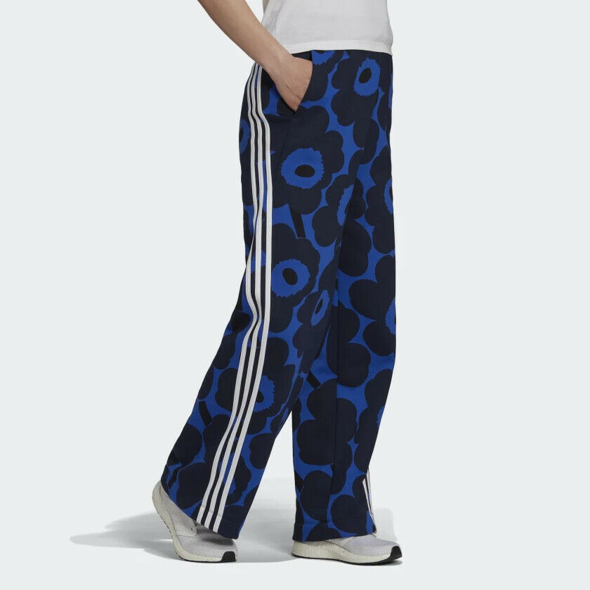 Adidas Womens Sportswear Marimekko Fleece Joggers Blue