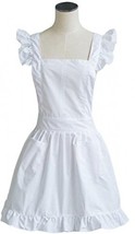 LilMents Petite Maid Ruffle Retro Apron Kitchen Cooking Cleaning Fancy D... - $32.91