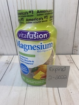 Vitafusion Magnesium gummies -60 count SEE PICTURES  - $35.00