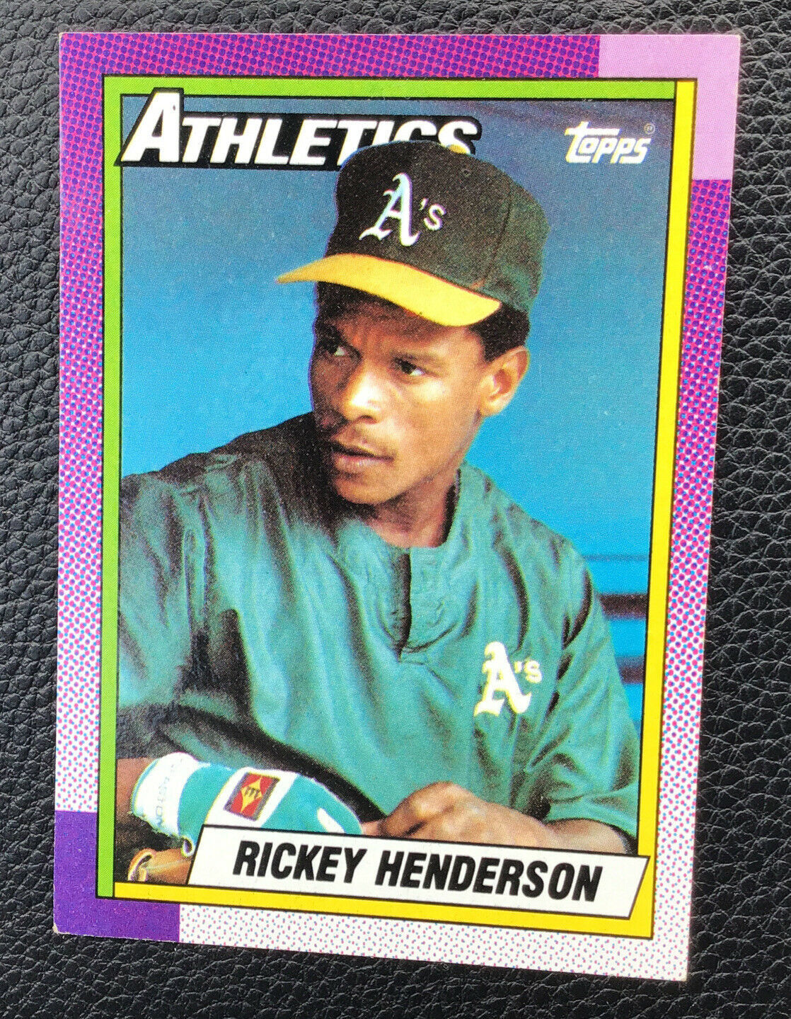 1990 Topps Rickey Henderson baseball card and 50 similar items