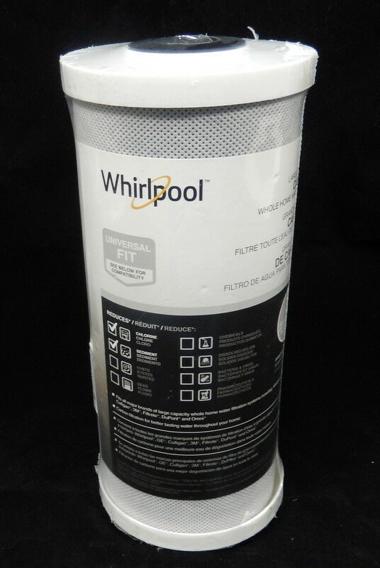 New Whirlpool Large Capacity Carbon Whole Home Replacement Water Filter