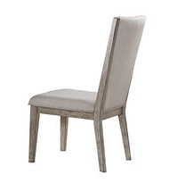 Acme Furniture 72862 Rocky Side Chair, Set Of 2, Fabric/Gray Oak - $413.19