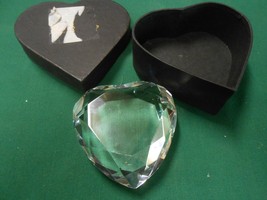 NIB Magnificent ROSEN-THAL Crystal HEART Shape CLEAR  Figure - $24.34