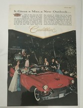 It Gives A Man A New Outlook Cadillac Convertible Vintage Print Ad 1957 - $32.47