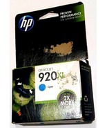 NEW HP 920XL Cyan Ink In Box Exp April 2016 Genuine Ink Cartridge 884420... - $13.63