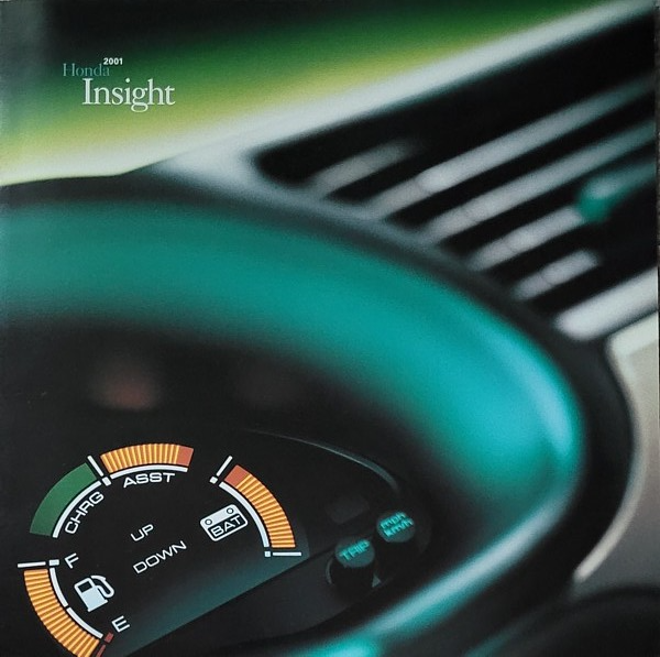 Primary image for 2001 Honda INSIGHT HYBRID sales brochure catalog 01 US IMA