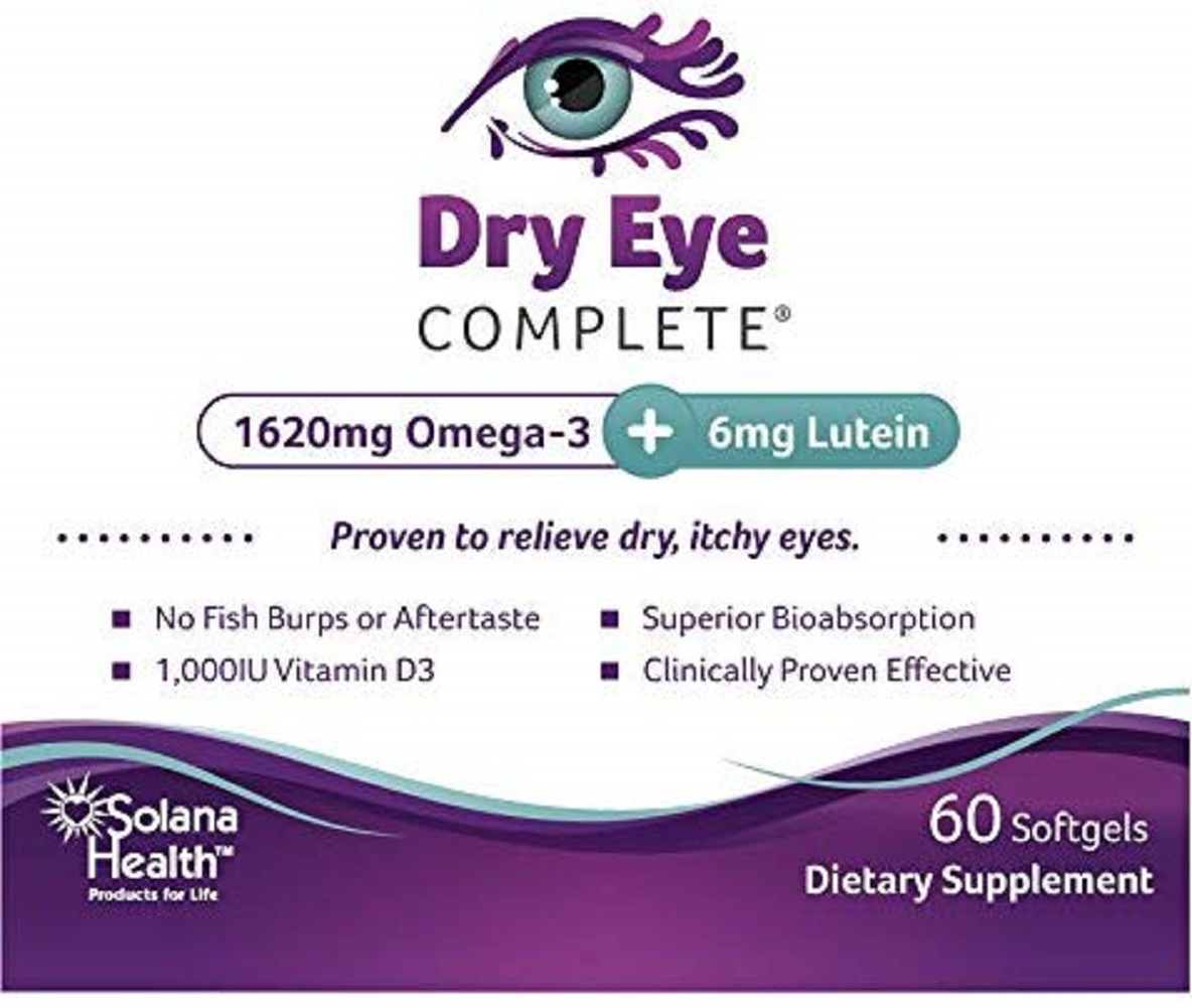 Dry Eye Complete, Formulated for Dry Eyes. Ultimate Vision Health Ingredients