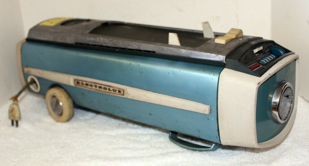 Vintage Electrolux 1205 Blue Canister Vacuum For Parts Works