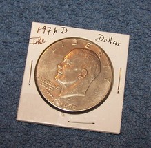 1976D Eisenhower Ike One Dollar Metal Coin-Liberty Bell Back-Lot 4 - $14.50