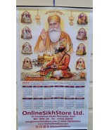 Sikh hindu muslim new year 2023 wall calendar good luck blessing islam j... - $10.13