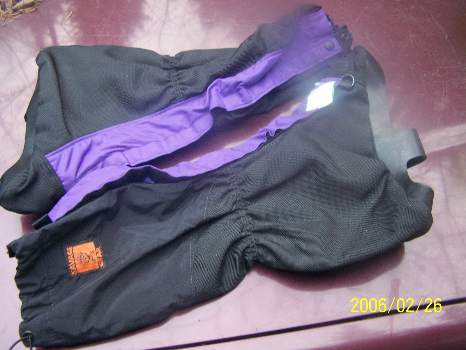 Savage Gear Climb High Super Gaiters L Sheburne zippered purple Other