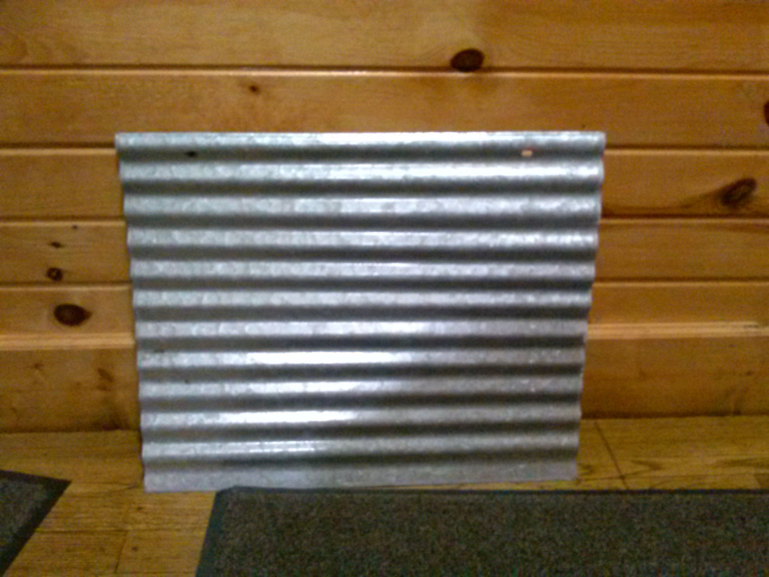 Vintage Corrugated Galvanized Metal Sheet Perfect For Framing And