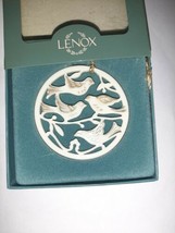1990 LENOX 12 Days of Christmas 4 CALLING BIRDS Porcelain Ornament in Box  - $44.99