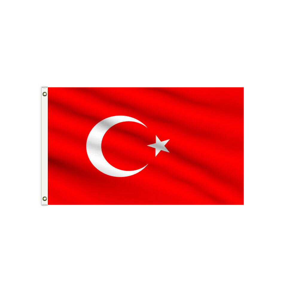 Turkey Country Flag, Outdoor Fabric National Flag Banner with Metal ...